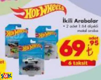 HOT WHEELS İKİLİ ARABALAR HOT WHEELS İKİLİ ARABALAR